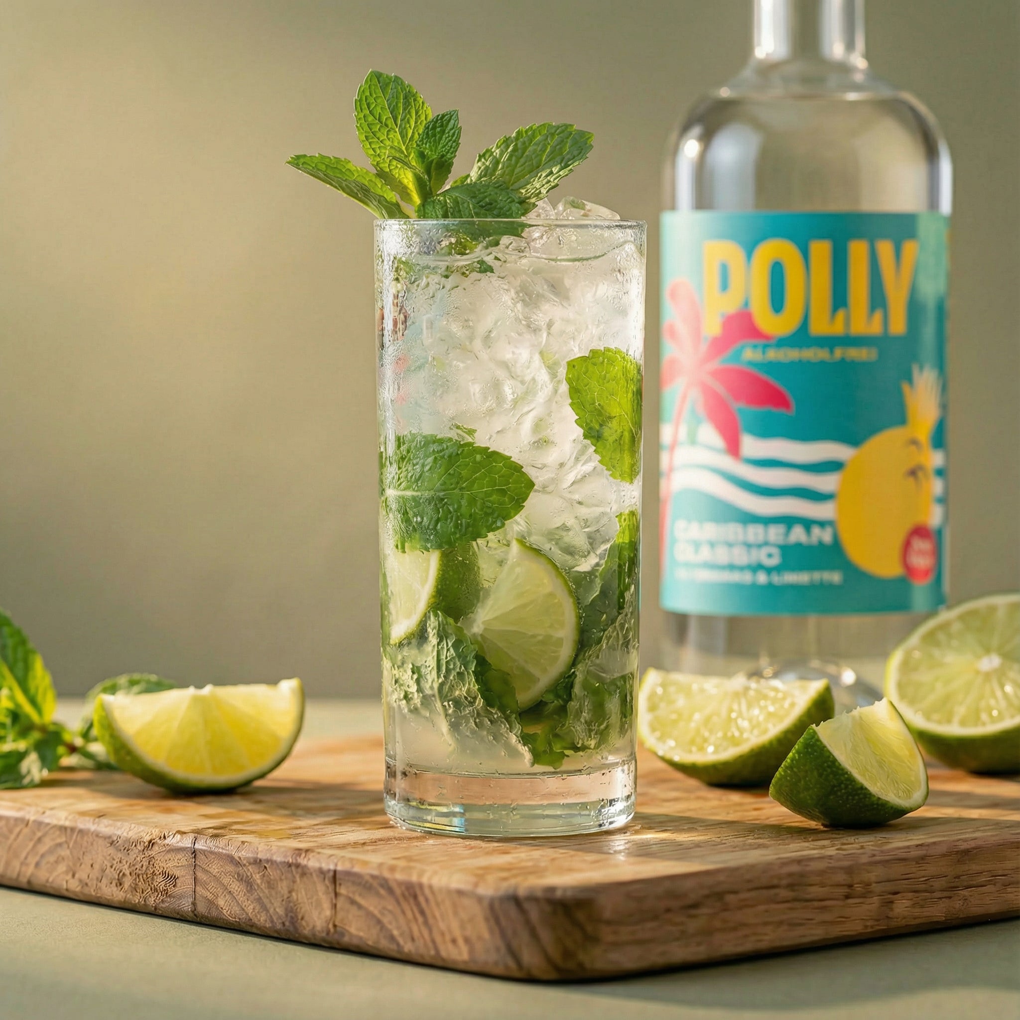 Alkoholfreier Mojito mit POLLY Caribbean Classic