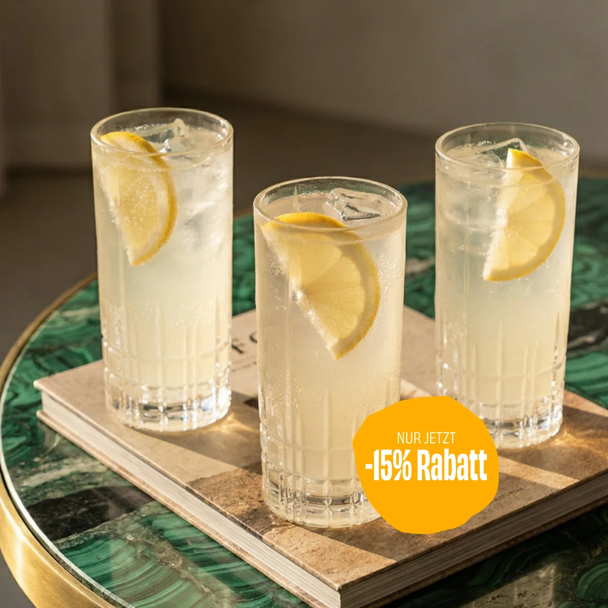 Alkoholfreier POLLY Citrus Tonic: Deine Extraportion Frische im Glas