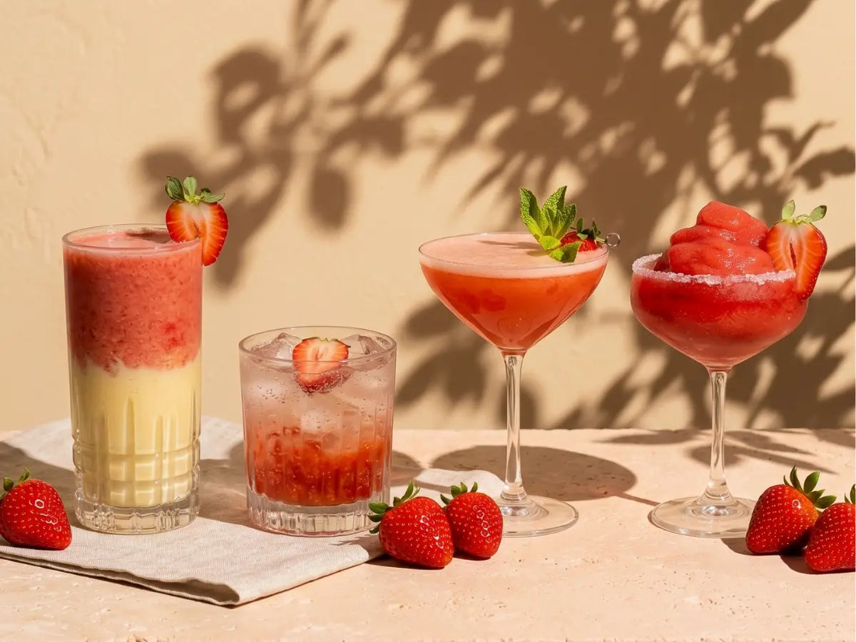 Erdbeer-Liebe ohne Kater: Die 4 besten alkoholfreien Erdbeer-Cocktails mit POLLY