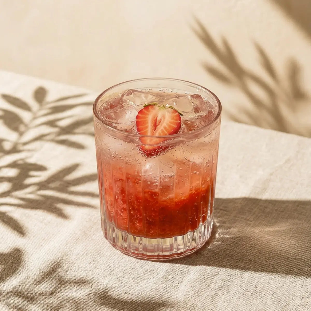 Erdbeer-POLLY-Fizz: der perfekte alkoholfreie Erdbeer Cocktail