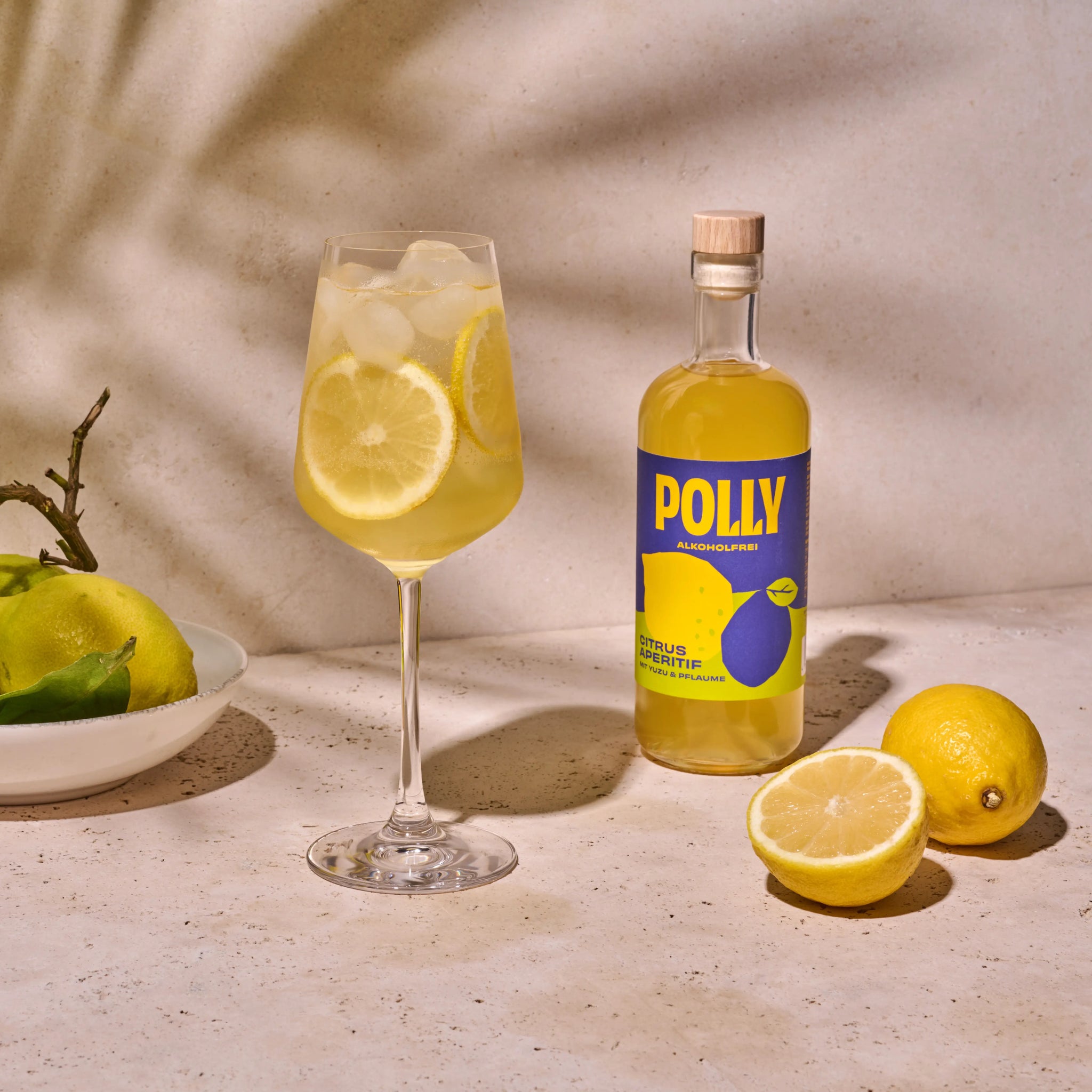 POLLY Citrus Aperitif 500 ml - alcohol-free limoncello alternative