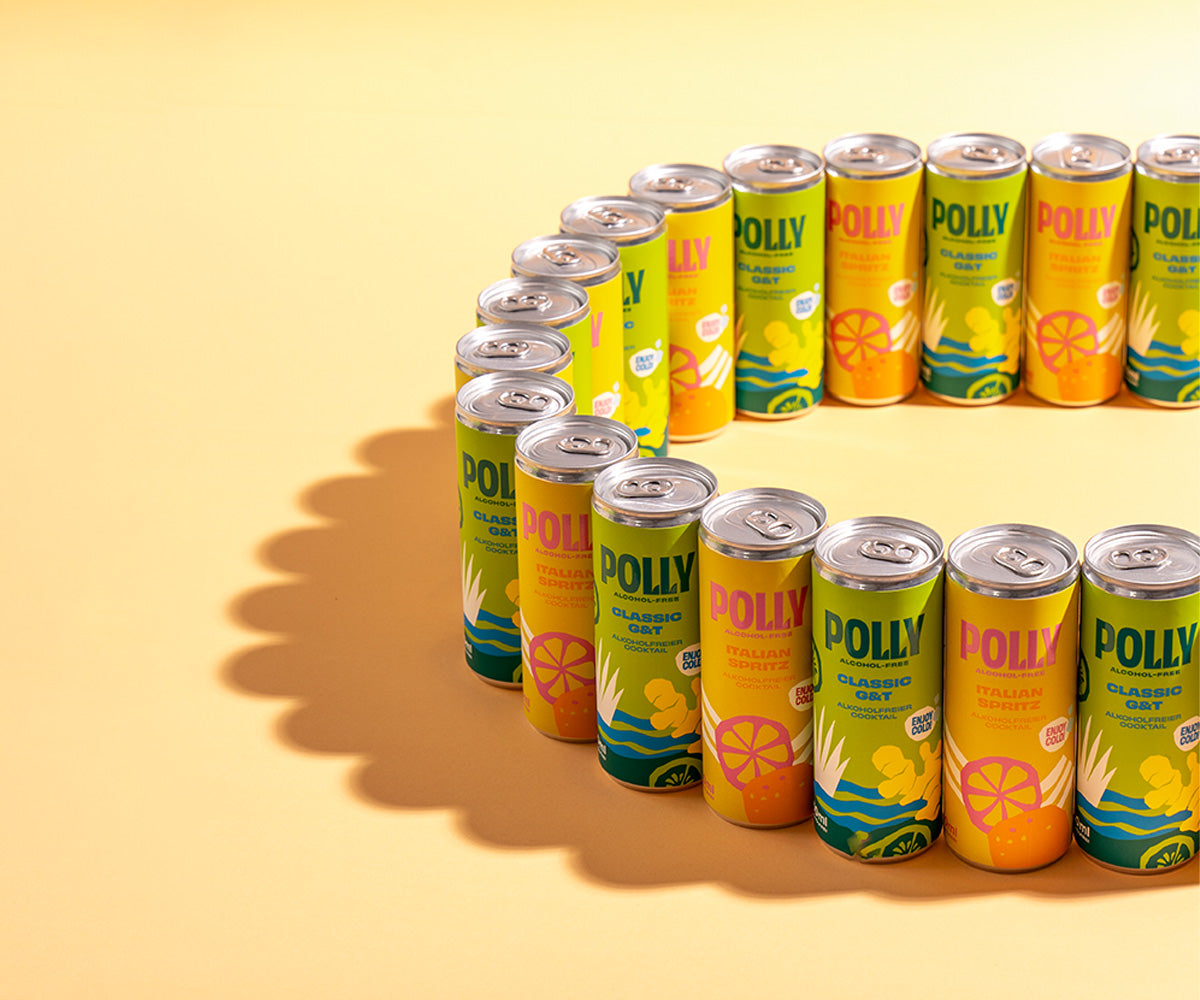 POLLY Alkoholfreie Alternativen zu Gin, Aperitif, Rum & Sekt