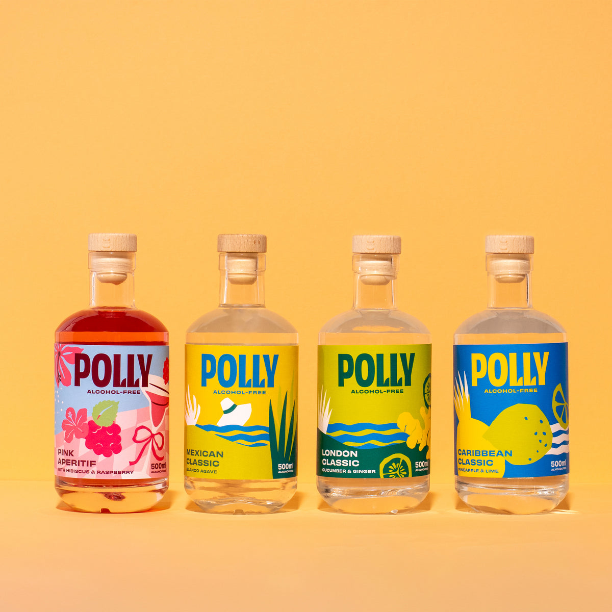 POLLY 4er Mix Bundle – Zuckerfrei