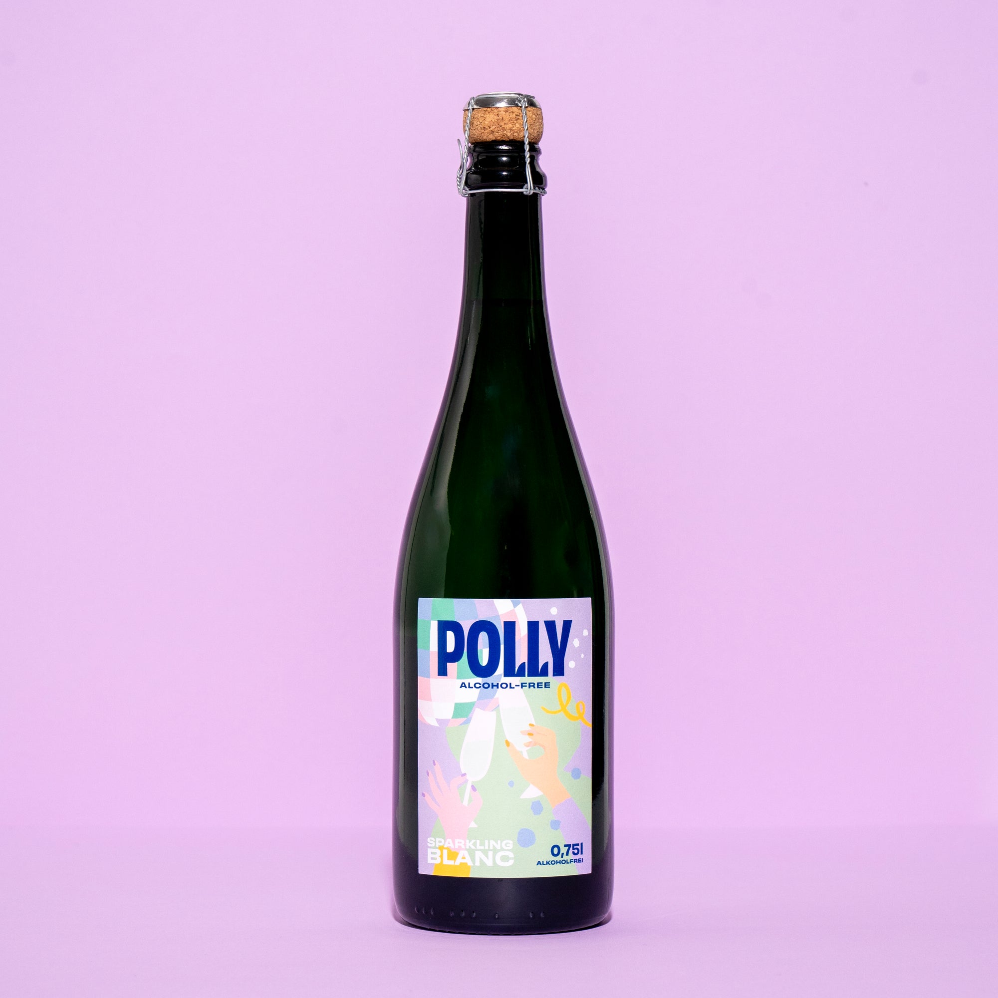 POLLY Sparkling Blanc 750 ml - non-alcoholic sparkling wine alternative