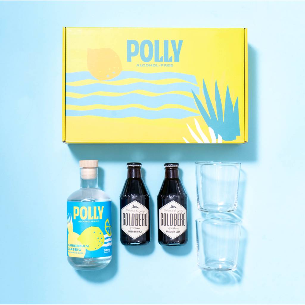 POLLY gift set - London Classic with tonic and glasses