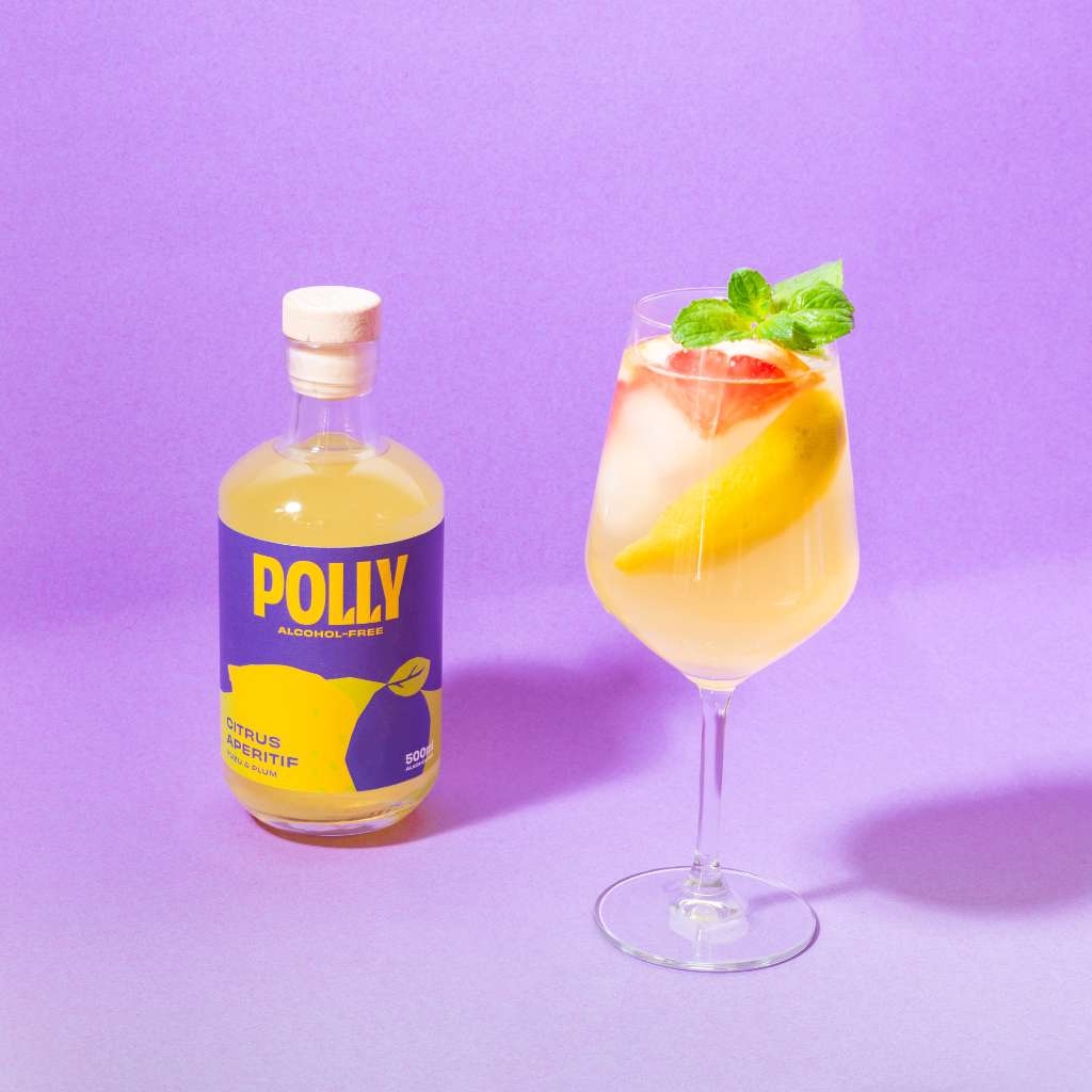 POLLY Citrus Aperitif 500 ml - Alkoholfreie Limoncello Alternative