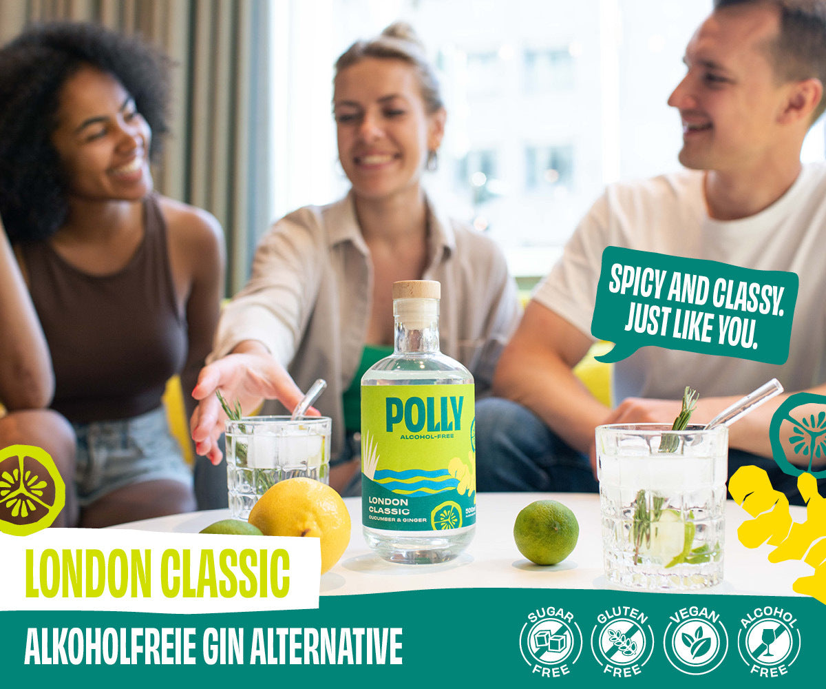 POLLY London Classic Alkoholfreie Gin Alternative