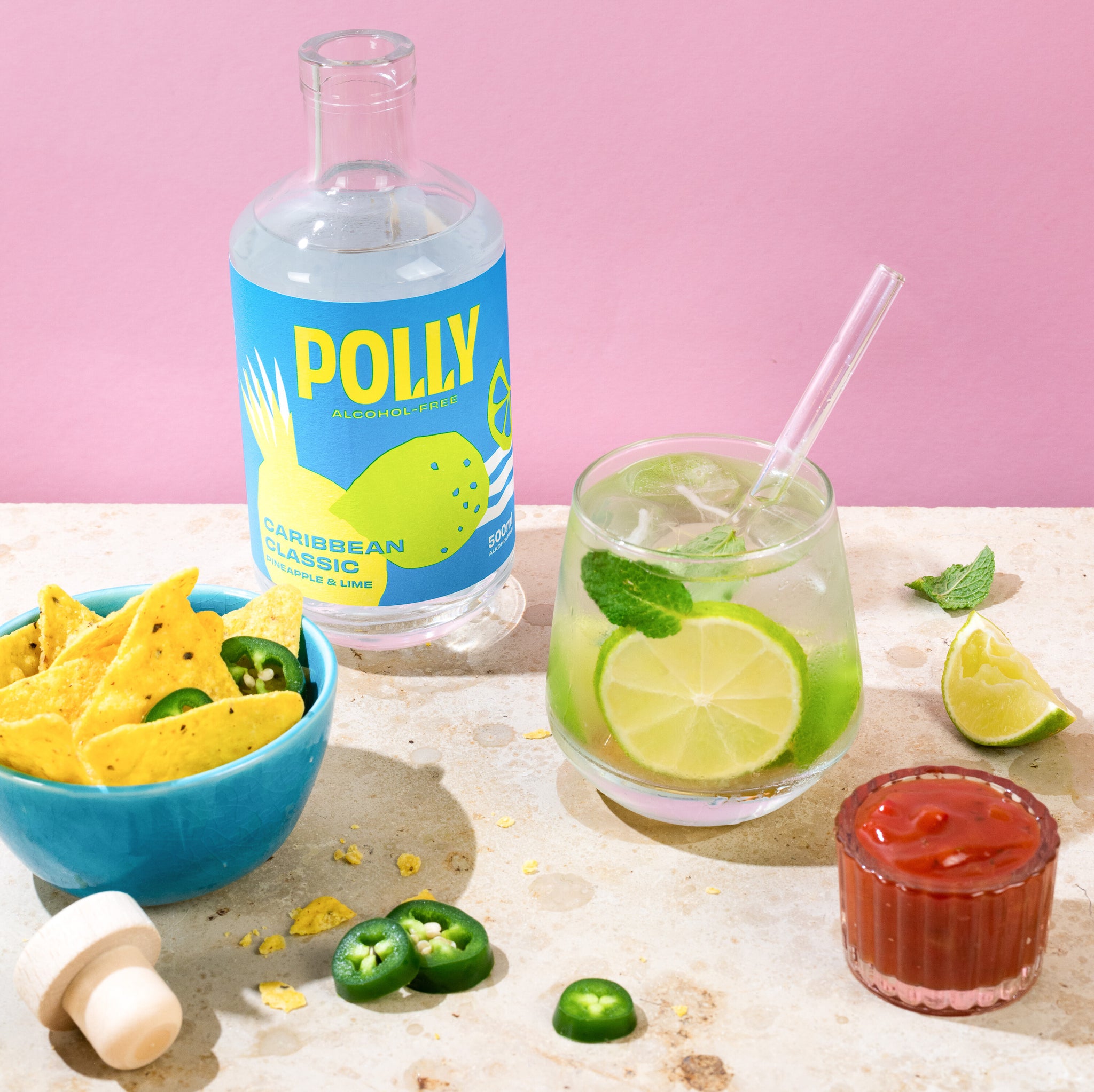 POLLY Caribbean Classic 500 ml - alcohol-free rum alternative