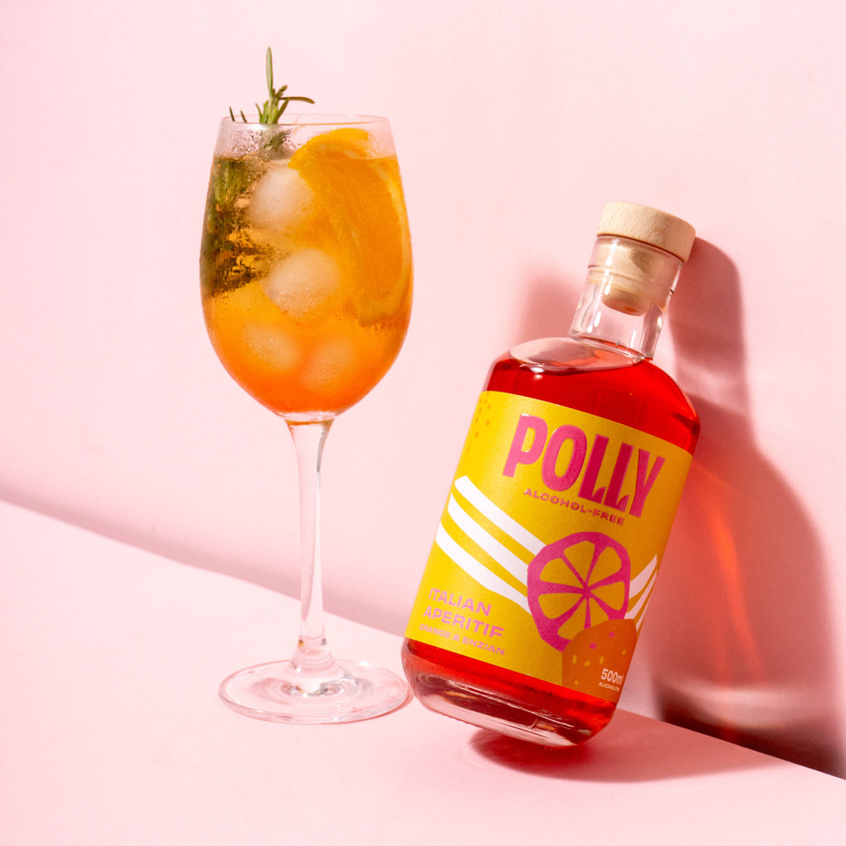 POLLY Italian Aperitif | alkoholfreier Aperitif | Orange & Enzian