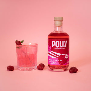 POLLY Pink London Classic 500 ml – alcohol-free pink gin alternative