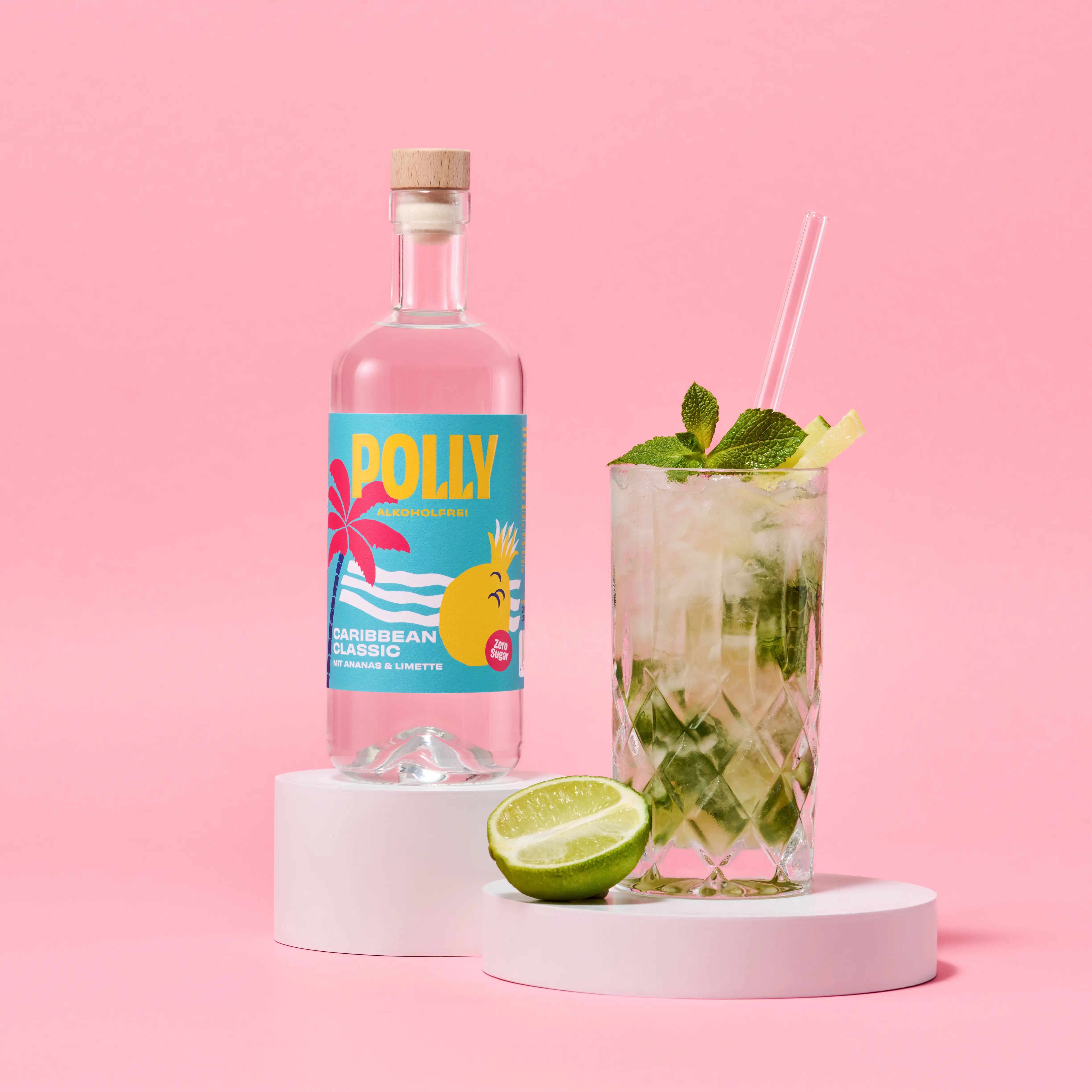 POLLY Caribbean Classic 500 ml - alcohol-free rum alternative