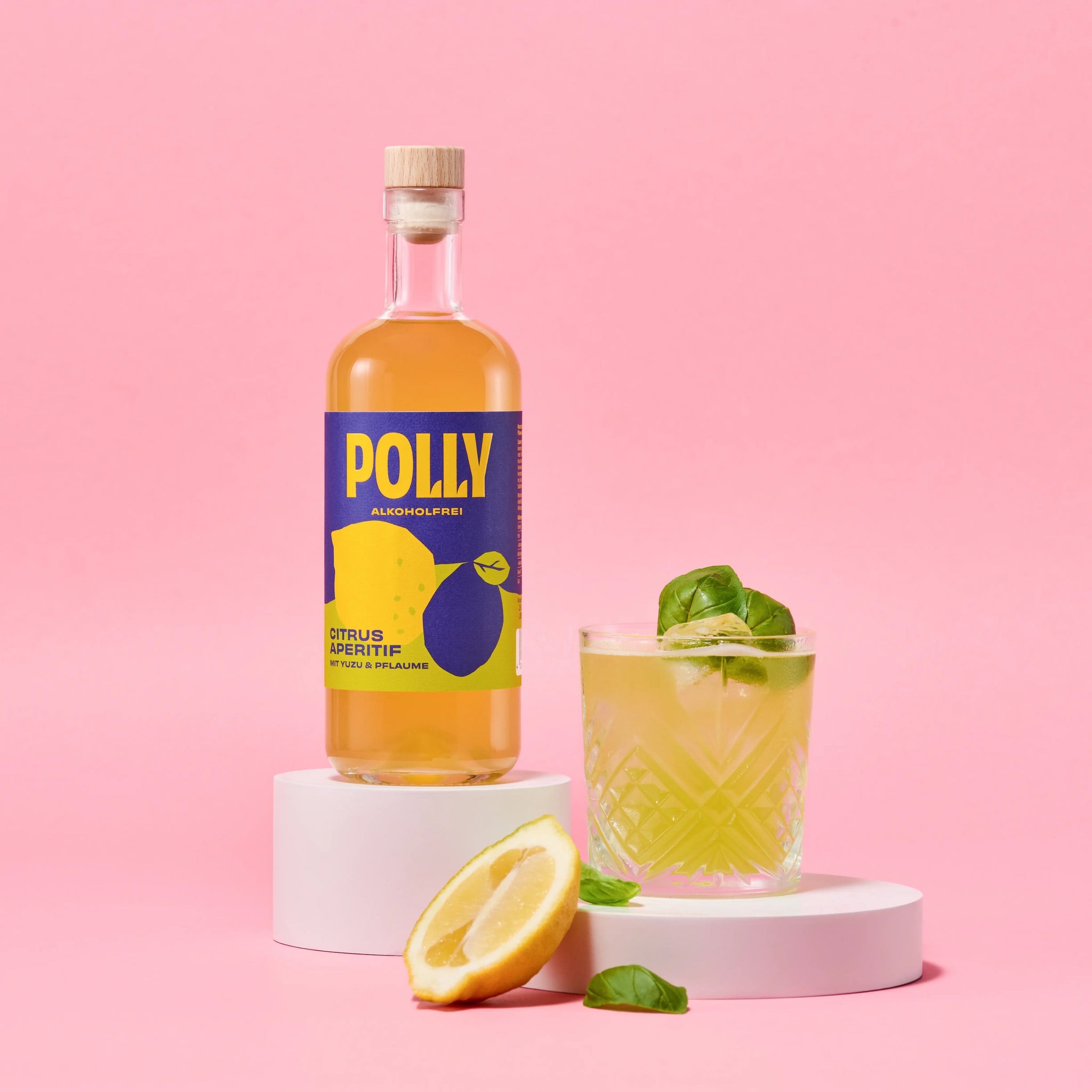 POLLY Citrus Aperitif 500 ml - alcohol-free limoncello alternative