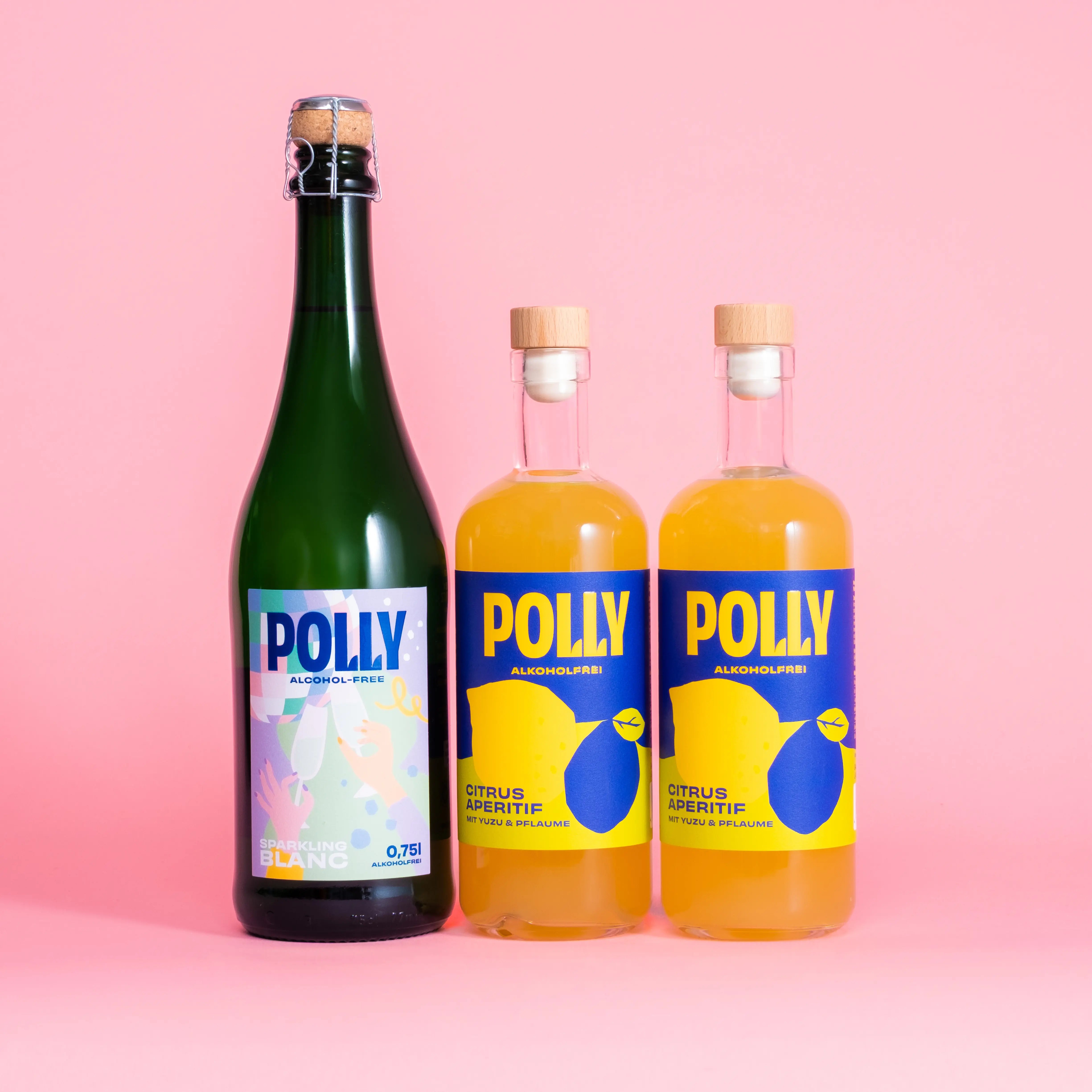 POLLY Bundle mit Sparkling Blanc & 2x Citrus Aperitif Flaschen