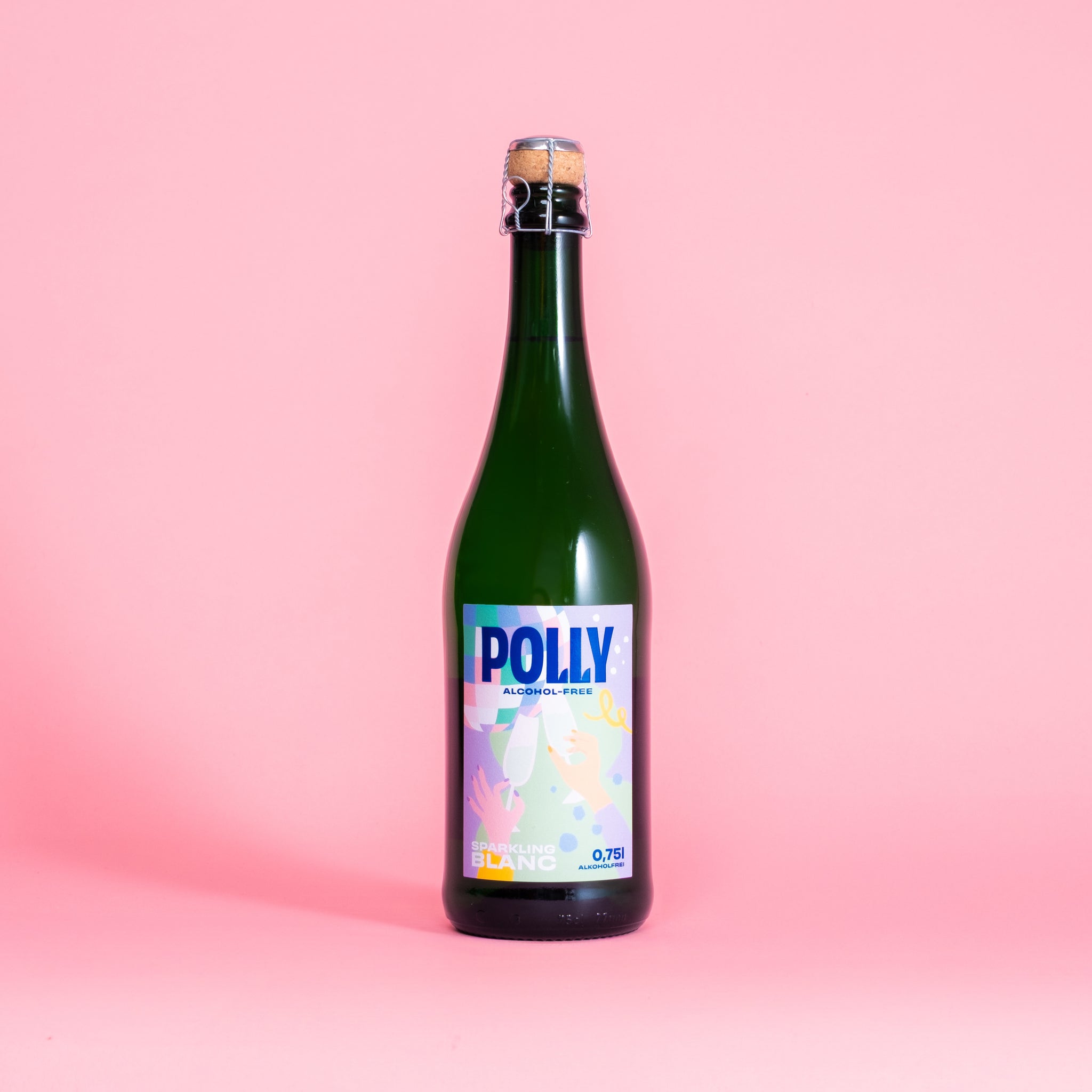 POLLY Sparkling Blanc 750 ml - non-alcoholic sparkling wine alternative